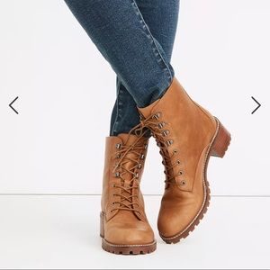 Madewell Julien Lace-up Lugsole Boot